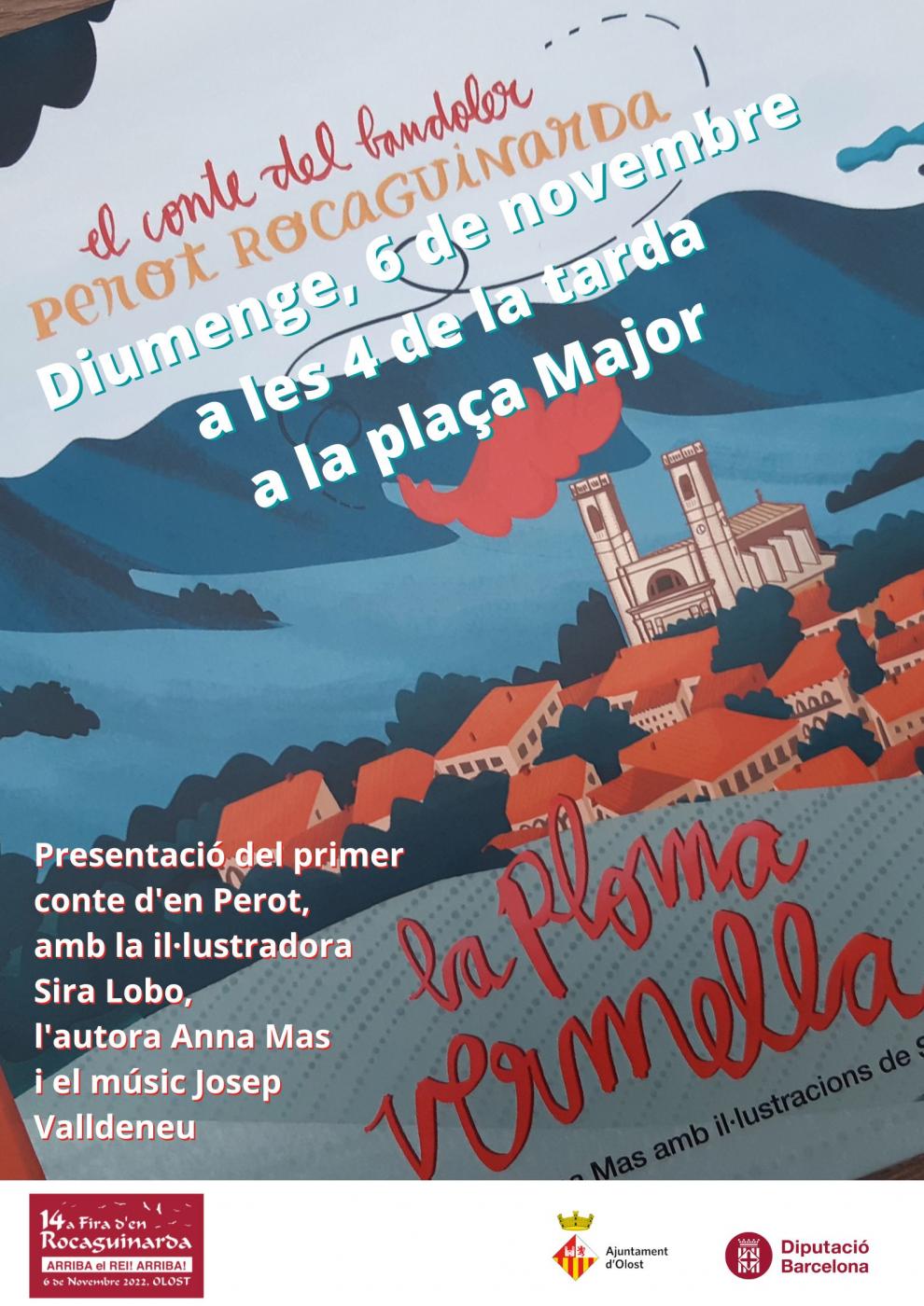 Presentació del conte d'en Perot Rocaguinarda: La Ploma Vermella